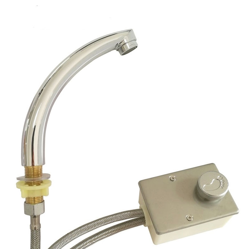 Foot-Operated Faucet Single Cold T8402-1.jpg Foot-Operated Faucet Single Cold connect -1.jpg Foot-Operated Faucet Single Cold connect -2.jpg T8402install-1.jpg Copper Floor Mounted Foot Pedal Basin Faucet  T8401install-2.jpg Foot-Operated Faucet Single Cold T8402.jpg T8401-1.jpg Copper Floor Mounted Foot Pedal Basin Faucet  T8408.jpg